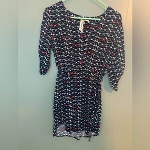 Mimi Chica - Navy T-Shirt Dress - Small